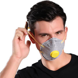 Head Wearing Ffp2 Cup Mask Anti Haze Convenient With Breathing Valve