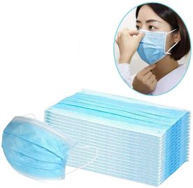 Material não tecido descartável solúvel em água da máscara protetora 25gsm PP para trabalhos domésticos