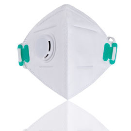 China Máscara Ffp2 dobrável vestindo principal com válvula da exalação/coxim espuma do nariz fábrica