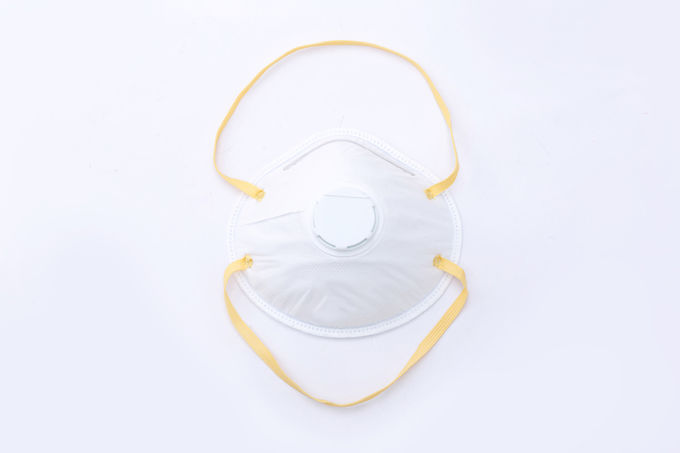 O peso leve branco da máscara do copo da cor FFP2 conveniente leva o filtro da eficiência elevada