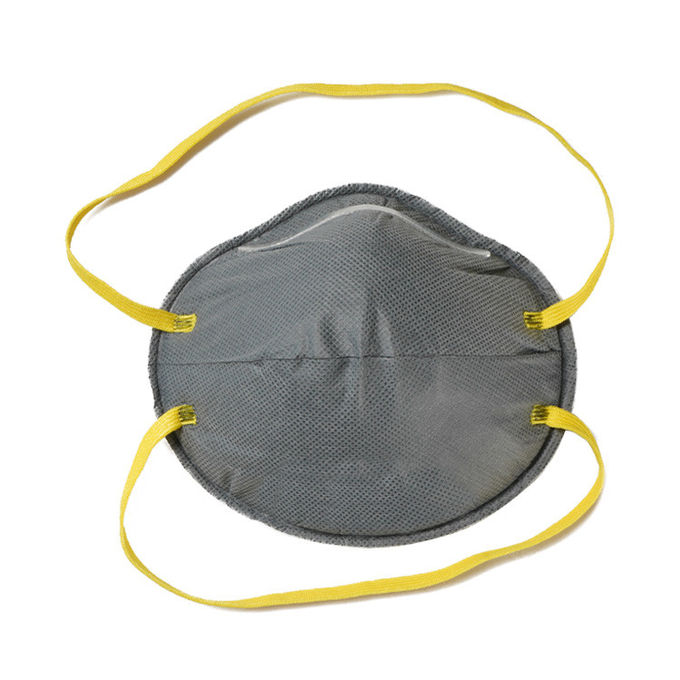 Tamanho de máscara descartável 20 * 12cm da poluição do corte ergonômico respirável